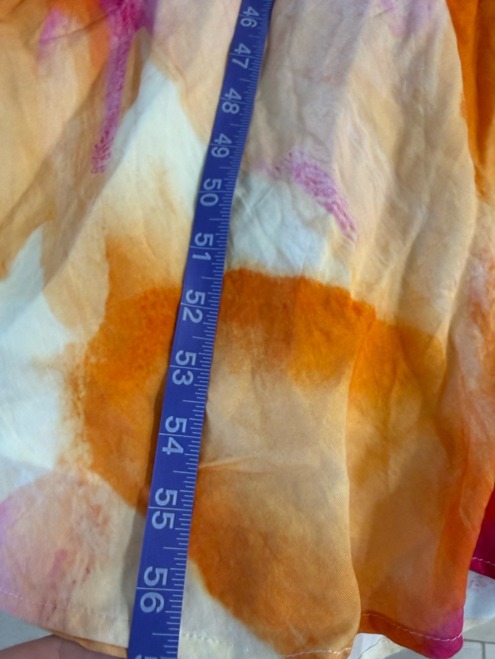 Bobbles & Lace Dress S Pink Orange Floral Backless Maxi Wedding Guest Luau - Picture 14 of 14